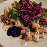 Vegan kapsalon at Hummus in Delft