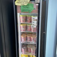 Frozen section: ice cream, etc    at Nan-yea Market in Madrid