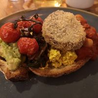 Vegan breakfast at Cartwheel Coffee in Nottingham