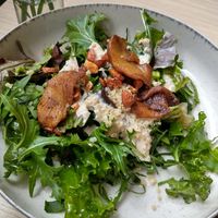 Side salad lunch menu at Cardamomo in Bogota