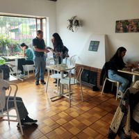 Main room downstairs at Cardamomo in Bogota