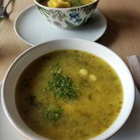 Menu of the day - Soup at Cardamomo in Bogota