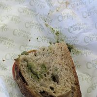 Pesto sandwich - very good at Cardamomo in Bogota