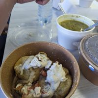 Soup in the back was very good at Cardamomo in Bogota