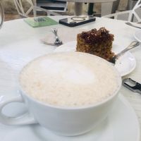 Chai en leche de almendras   at Cardamomo in Bogota