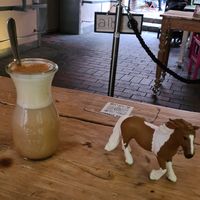 Chai Latte mit Hafermilch at Hommage in Cologne