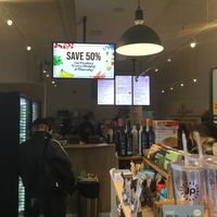 Counter to buy made to order items at Juice Press - Flatiron in New York City