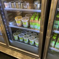 Noodles and soup  at Juice Press - Grand Central Terminal in New York City