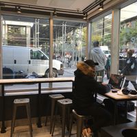 Limited seating inside. at Juice Press - Equinox in New York City