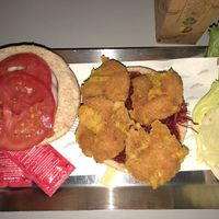 Veggie patty at BurgerFuel  in Abu Dhabi
