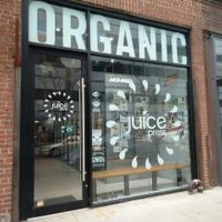 entrance at Juice Press -  Murray St in New York City