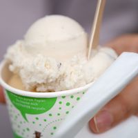 Apple and cinnamon, mint chip  at Balaram Eis in Berlin