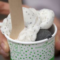 Lemon poppy seeds and black sesame at Balaram Eis in Berlin