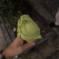 Matcha ice cream  at Balaram Eis in Berlin