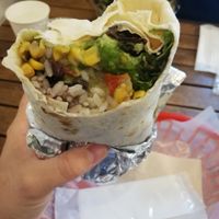 Vegan burrito at Frijoles - Otemachi in Tokyo