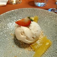 Coconut & pineapple grom the new vegan menu at Kerubi in Joensuu