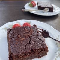 Schokokuchen vegan  at Huendeleskopfhuette in Pfronten-kappel