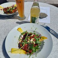 Vegan lasagne at Huendeleskopfhuette in Pfronten-kappel
