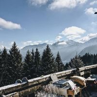 Ausblick at Huendeleskopfhuette in Pfronten-kappel