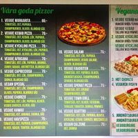 menu at Town Grill in Malmo