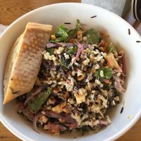 Apples to orchard with tempeh in place of the turkey at Everkrisp in Destin