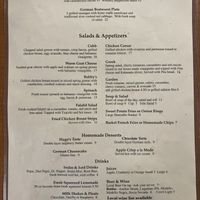 Menu ☺️  at Priest Station Cafe in Big Oak Flat