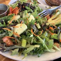 Garden salad  at Priest Station Cafe in Big Oak Flat