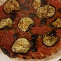 Pizza mit Aubergine at Sa Panxa in Formentera