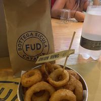 Onion ring   at FUD in Catania