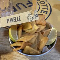 Panelle di ceci  at FUD in Catania