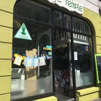 The front of the cafe at Cafe Temple in Galway