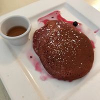 Pink Pancakes at Cafe Temple in Galway