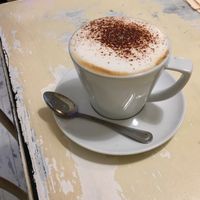 Cappuccino with soy milk at Cafe Temple in Galway