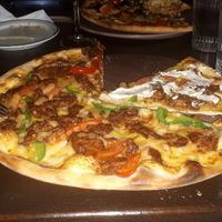 Söder vegan pizza at La Famiglia in Gavle