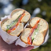 Vegan Brighton Beach at Gotham Bagels in Madison