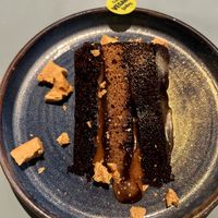 zillionaire’s fudge cake  at Zizzi - Brindleyplace in Birmingham