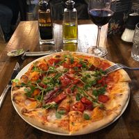 Vegan pepperonata pizza at Zizzi in Bromley