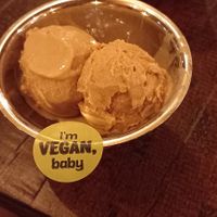 Salted caramel ice-cream at Zizzi in Bromley