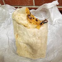 Burrito at The Mighty Bowl in Vancouver