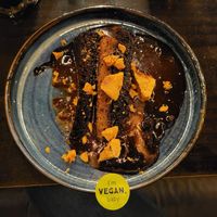 Zillionaire's Fudge Cake. at Zizzi in Cheltenham