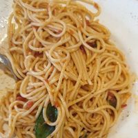 Spaghetti with tomatoes at Zizzi in Dorchester