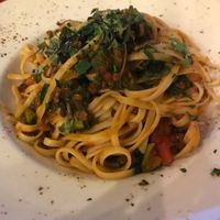 Lentil Ragu with added spinach and black olives  at Zizzi - Roxburgh Court in Edinburgh