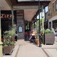 Outside in summer at Zizzi in Esher