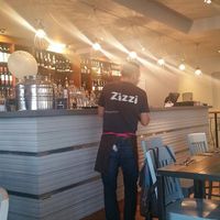 The bar at Zizzi in East Molesey