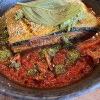 Vegan rainbow lasagna   at Zizzi in East Molesey