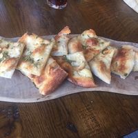 Vegan garlic bread (starter) at Zizzi in Harrogate
