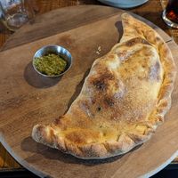 Vegan calzone at Zizzi - Birstall in Leeds