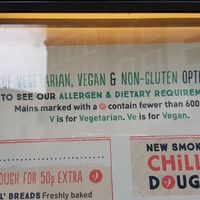 Options at Zizzi - Earls Court in South West London