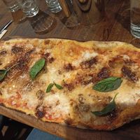 Vegan mozzarella at Zizzi - The O2 in South East London