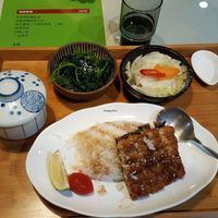 vegetarian meat rice set at Yí Xīn Yuán SùShí - Serenity Vegetarian in New Taipei City